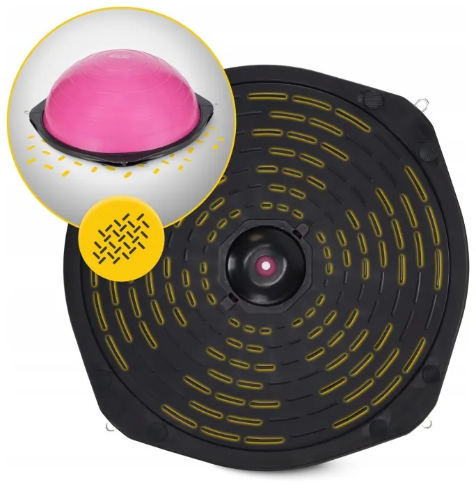 Балансувальна платформа 4FIZJO Bosu Ball 60 см Pink (P-5905973402453)