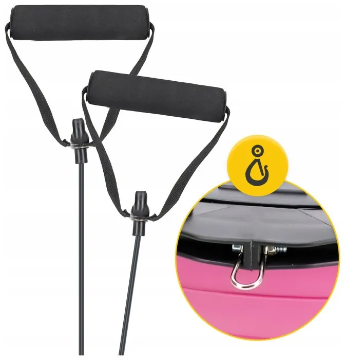 Балансувальна платформа 4FIZJO Bosu Ball 60 см Pink (P-5905973402453)