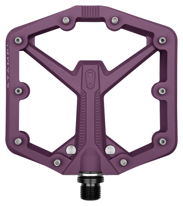 Педалі Crankbrothers STAMP 1 LARGE, Purple (Gen 2), укр, укр
