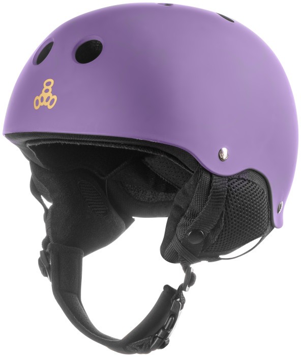 Шолом Triple8 Old School Snow Purple Rubber (XL)