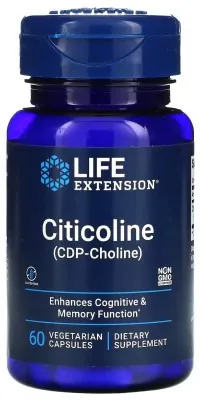 Citicoline (CDP-Choline) - 60 vcaps (Пошкоджена банка)