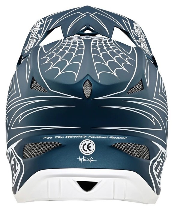 Вело шолом TLD D3 FIBERLITE HELMET SpiderStripe [Blue] XL