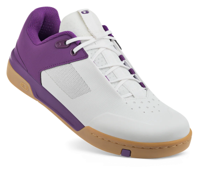 Велообувь CrankBrothers SHOES STAMP LACE WHITE / PURPLE - GUM OUTSOLE - BERNARD KERR 11.0