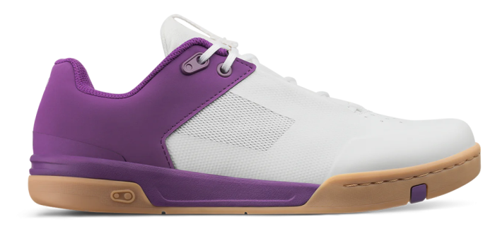 Велообувь CrankBrothers SHOES STAMP LACE WHITE / PURPLE - GUM OUTSOLE - BERNARD KERR 11.0