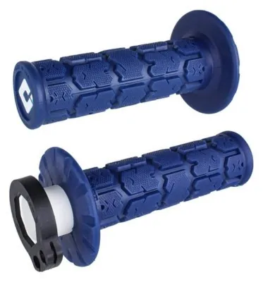 Мото грипсы ODI MX V2 Lock-On; Rogue Grip Dark BLue
