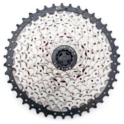 Кассета 10-к SkilFul CS-G550 11-42T с ал. пауком, никелированная