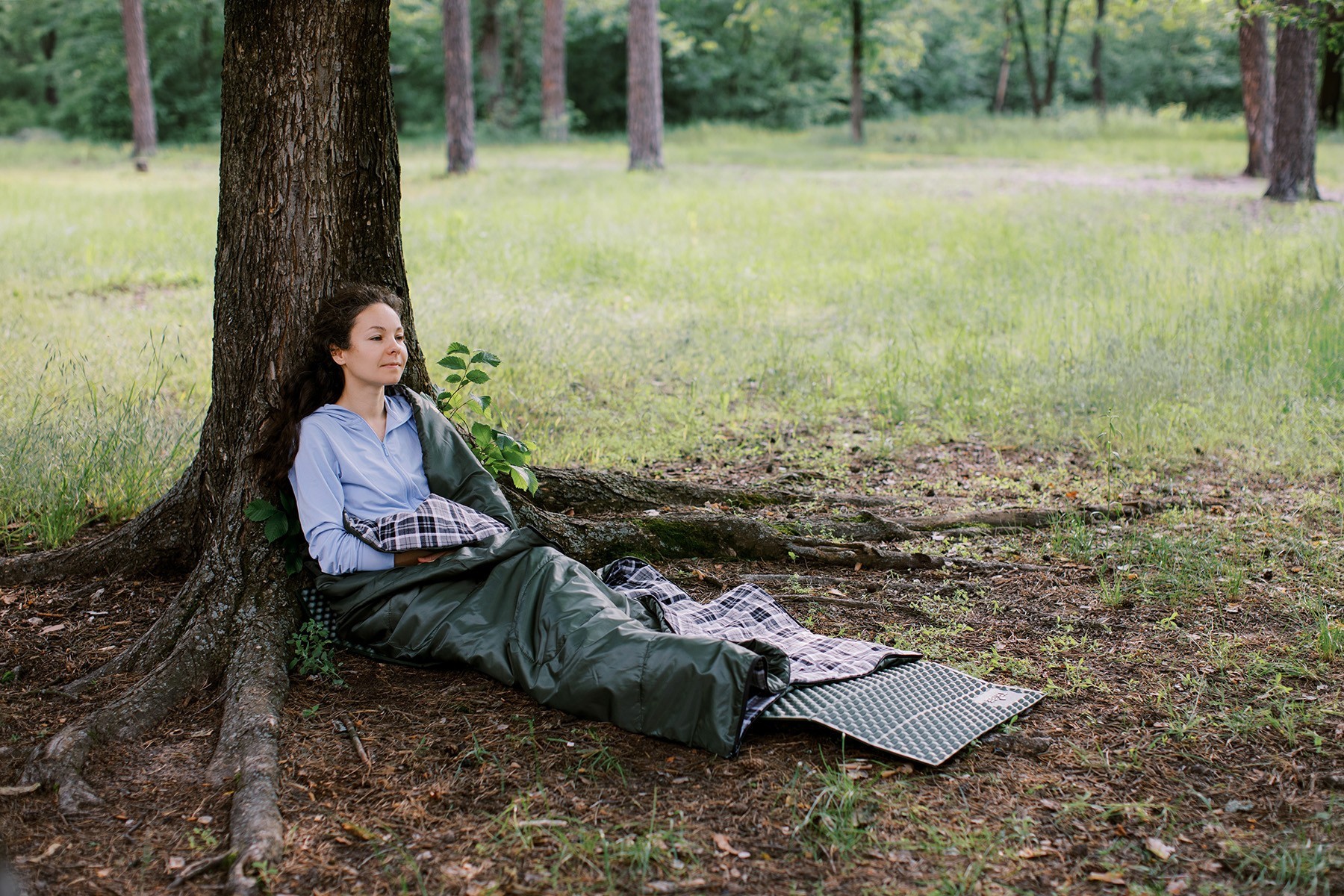 Спальний мішок Totem Ember ковдра правий olive 190/73 UTTS-003, укр, укр