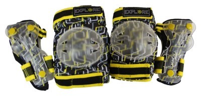 Дитячий Детский Набор защиты для колен, локтей и запястий Explore AMZ-300 MIX