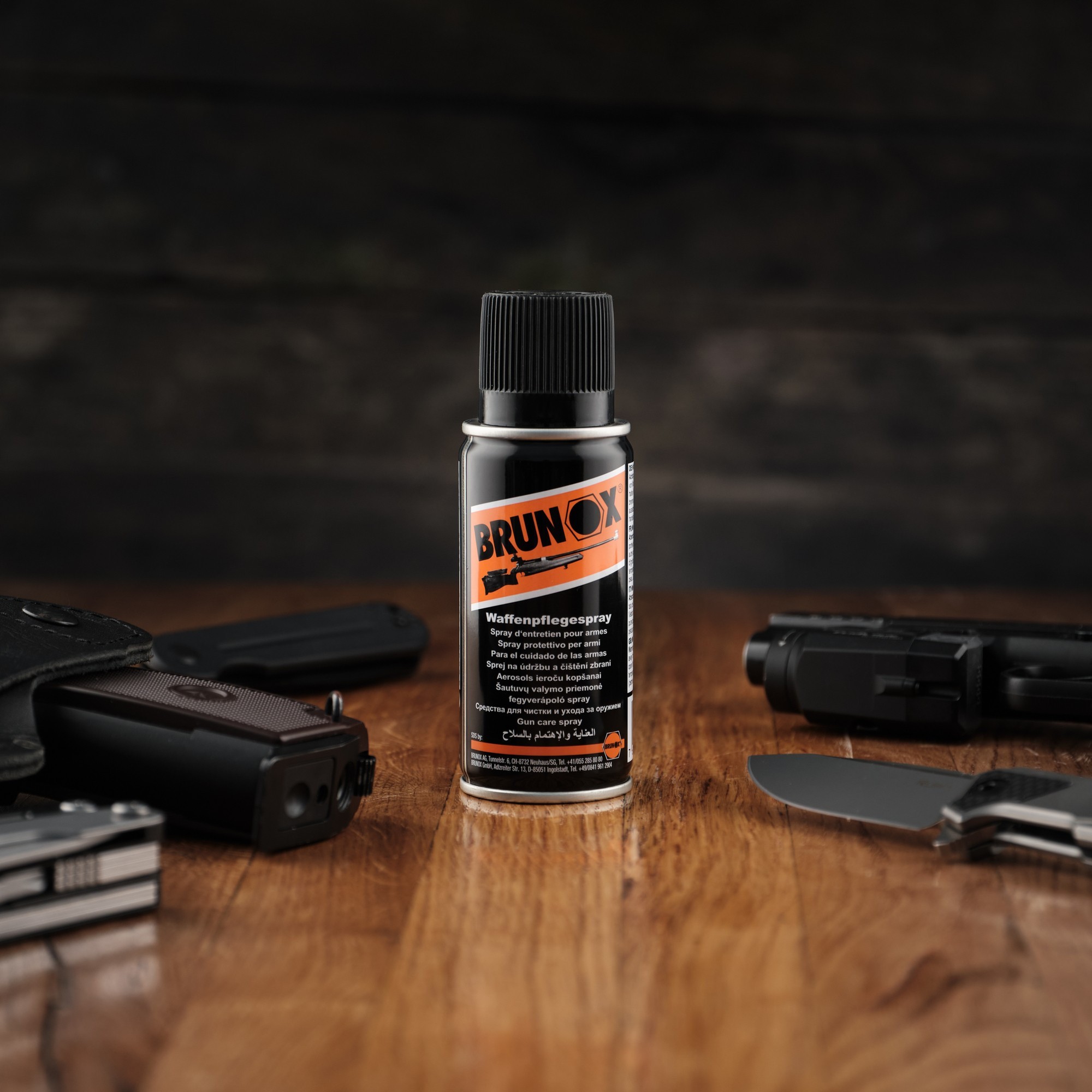 Антикорозійний захист і мастило для зброї, спрей Brunox Gun Care  100ml