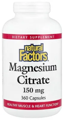 Magnesium Citrate 150mg - 360 caps