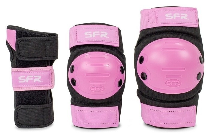 Набір захисту SFR Ramp Jr, Чорно-рожевий, укр, укр