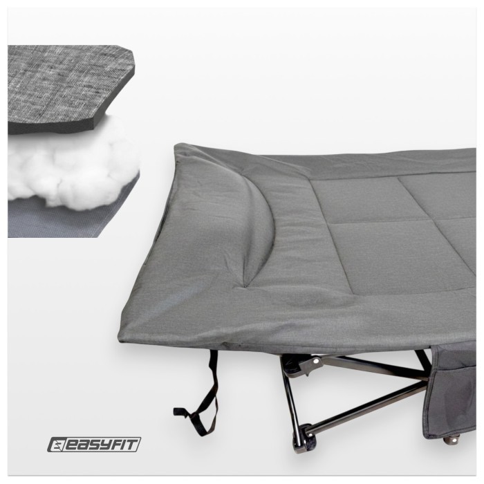 Раскладушка туристическая EasyFit CozyCamp + чехол