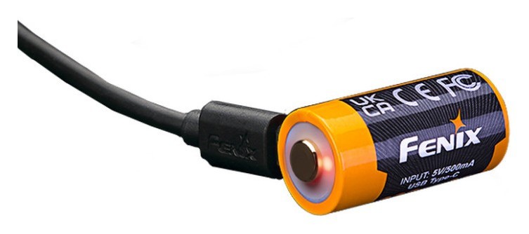 Акумулятор 16340 Fenix 800 UP mAh Li-ion Type-C