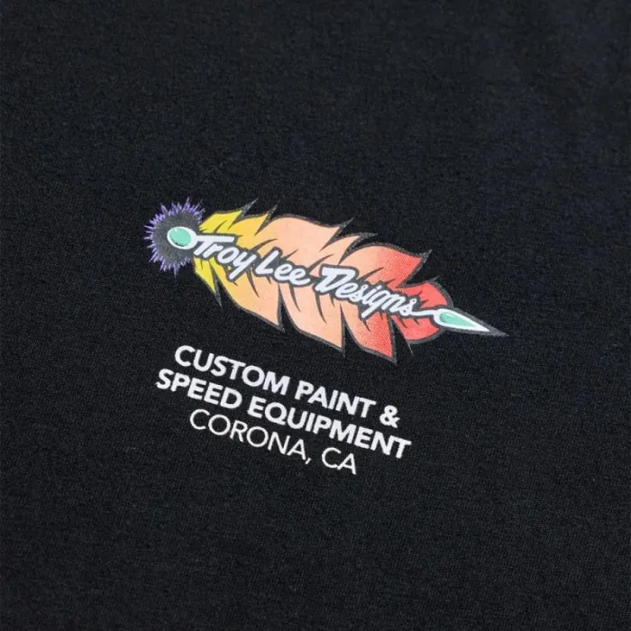 Футболка TLD FEATHER SS TEE; [BLACK / BLACK] L