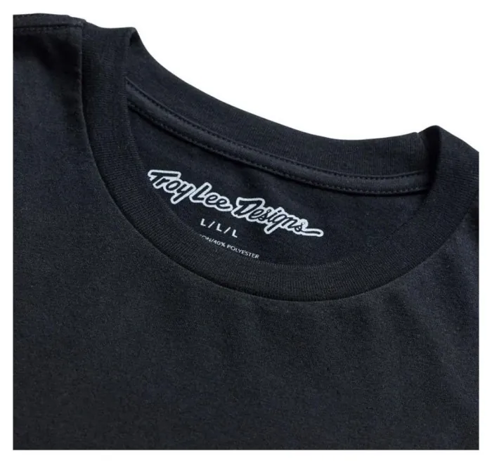 Футболка TLD FEATHER SS TEE; [BLACK / BLACK] L