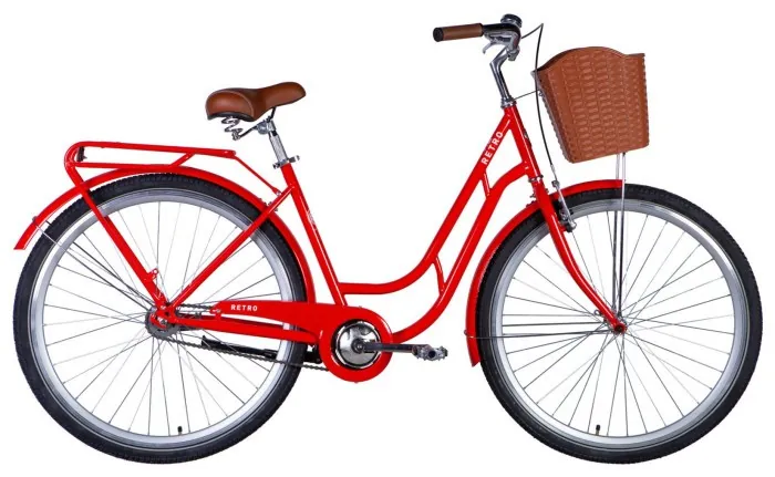 Велосипед уцінений ST 28" Dorozhnik RETRO Velosteel рама-19" помаранчевий 2026