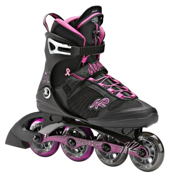 Роликовые коньки для взрослых K2 ALEXIS X PRO W 37 (7.0US) 240мм Black/purple (3040101) V