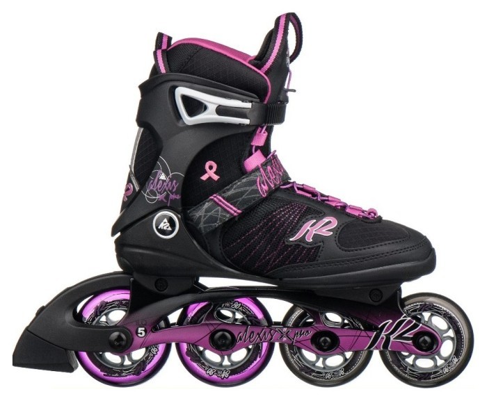 Роликовые коньки для взрослых K2 ALEXIS X PRO W 37 (7.0US) 240мм Black/purple (3040101) V