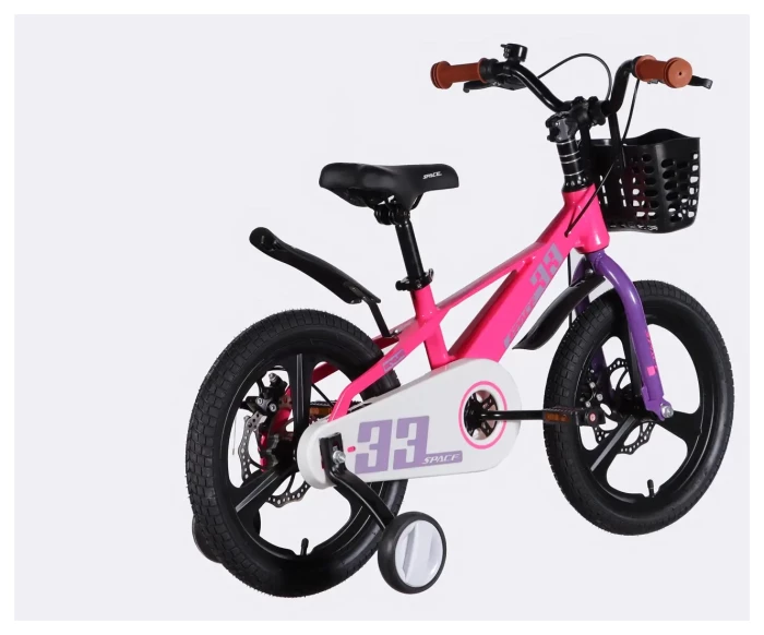 Велосипед MG 16" SPACE KID ORION DD рама-9" рожевий з фіолетовим 2026