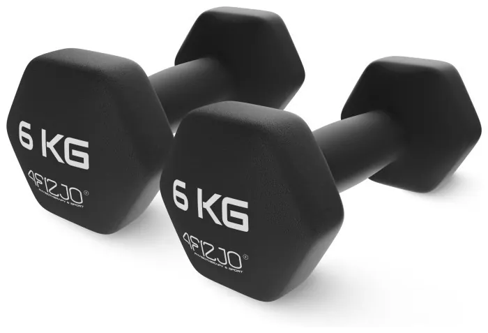Гантелі вінілові 4FIZJO Classic 2 x 6 кг (P-5905973403191)