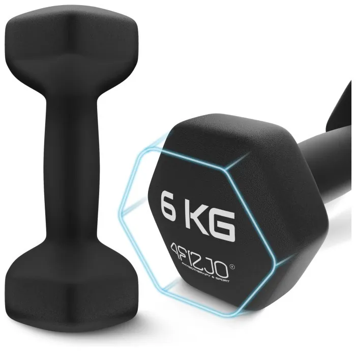 Гантелі вінілові 4FIZJO Classic 2 x 6 кг (P-5905973403191)