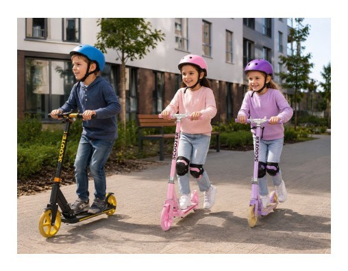 Дитячий двоколісний самокат Scooter Gum NN988