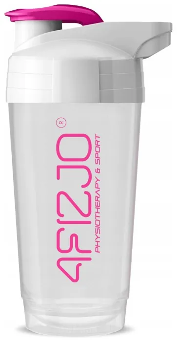Шейкер спортивный 4FIZJO Ultra 700 мл White/Pink (P-5905973407069)