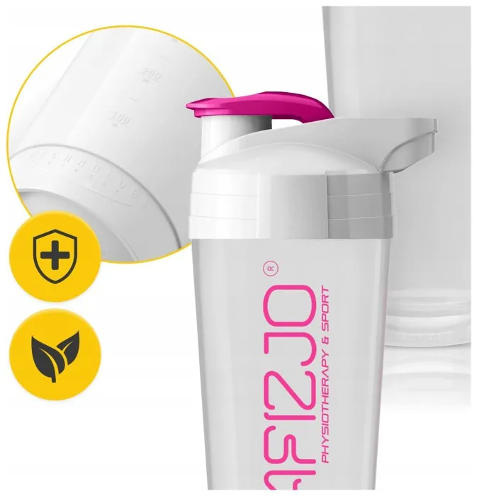 Шейкер спортивный 4FIZJO Ultra 700 мл White/Pink (P-5905973407069)
