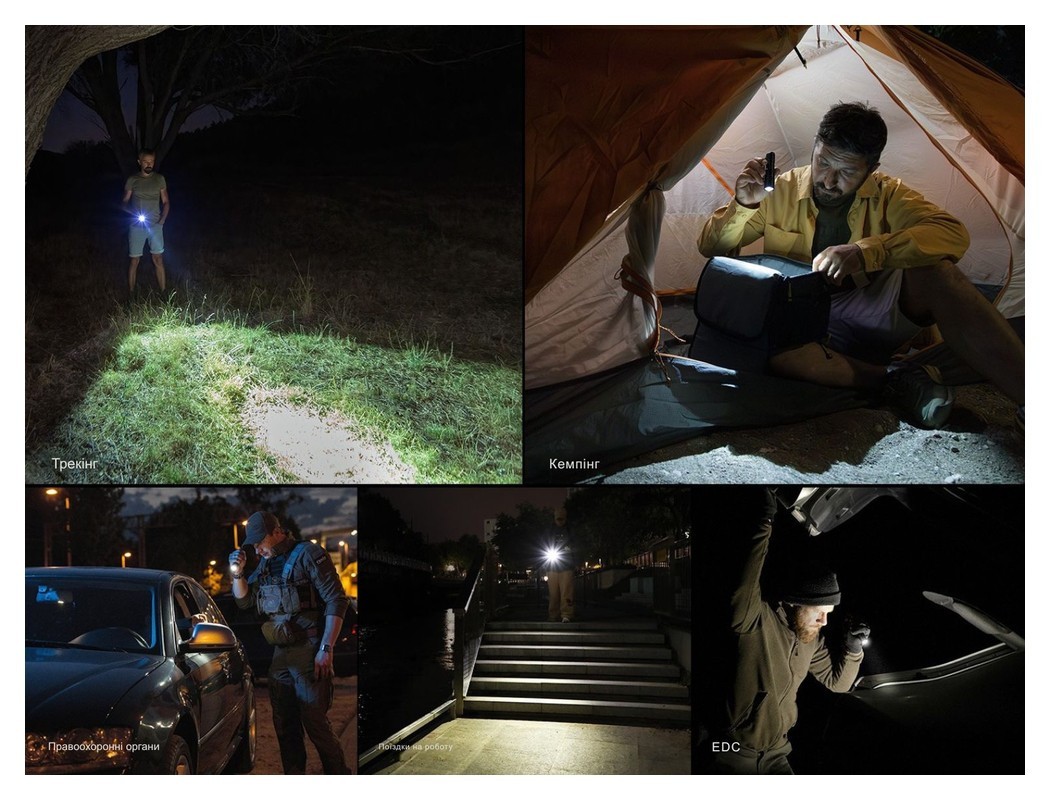 Фонарь тактический карманный Fenix PD26R ACE 1300 лм