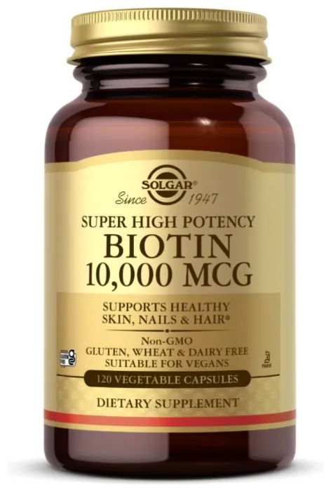 Biotin 10,000mcg - 120 vcaps