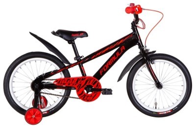 Велосипед 18&quot; Formula WILD 2022 (чорний з червоним)