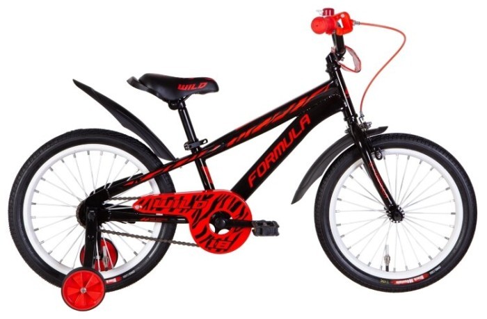 Велосипед 18" Formula WILD 2022 (чорний з червоним), укр, укр
