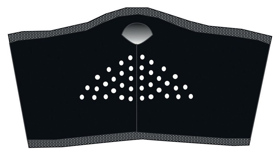 Балаклава-маска вітрозахисна Eska X-MASK FACE 005 L Black (6124), укр, укр