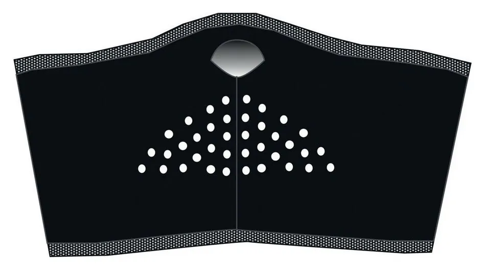 Балаклава-маска вітрозахисна Eska X-MASK FACE 005 L Black (6124) (S black)