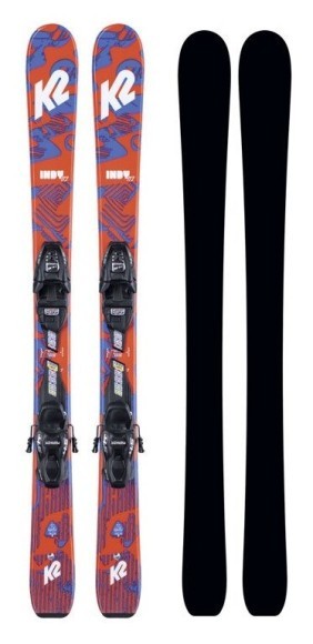 Лежи горные комплект для подростков K2 INDY 4.5+FDT JR 100см Red/blue/white (10E0808.209.1+10D1019.109.2)