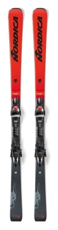 Лижі гірські комплект Nordica DOB.SPITF.70 TI+TPX12 FDT 160см Red/grey/black (0A124400) WRH (165 см сірий/чорний, червоний)