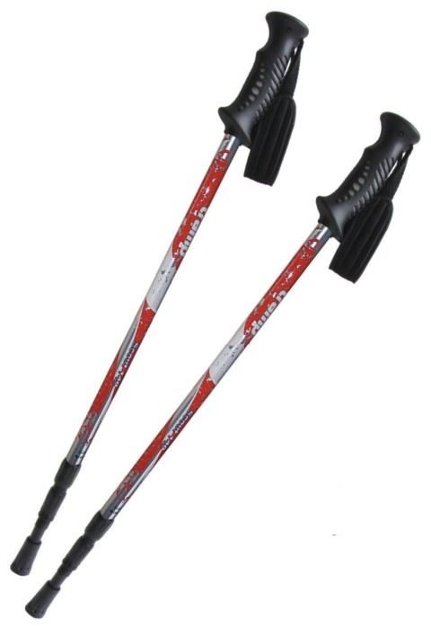 Трекінгові палиці Tramp Scout 140 Alu 6061 червоні (пара), укр, укр