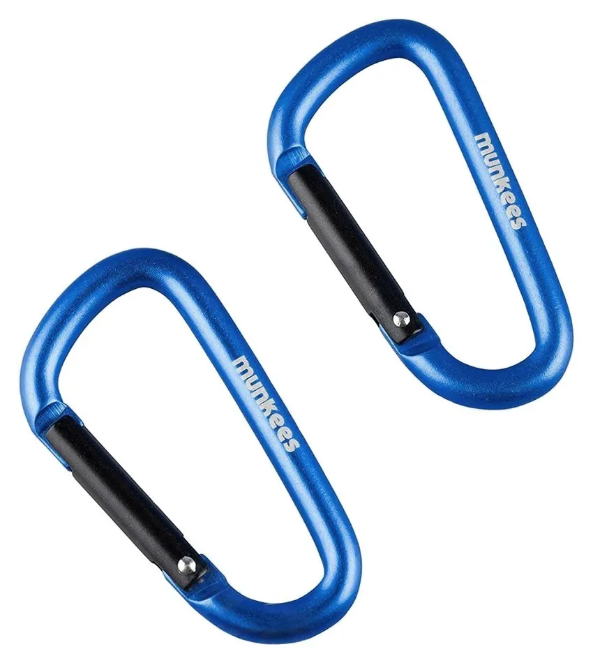 Munkees 3206 карабін D 6 mm x 60 mm (пара) dark blue (3206-DB)