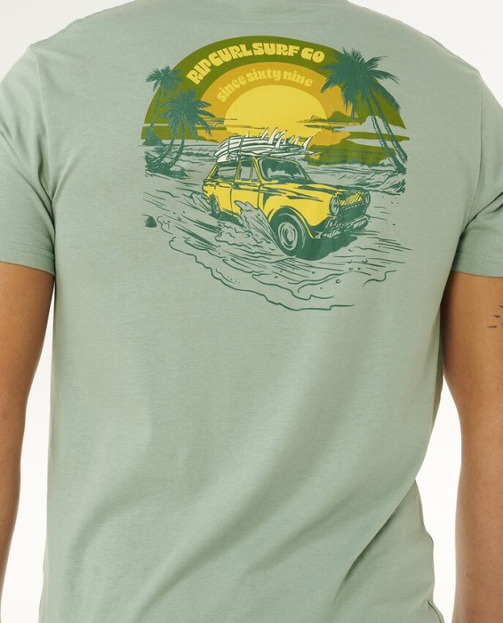 Футболка Rip Curl ( 0XWMTE ) KEEP ON TRUCKING SS TEE 2026