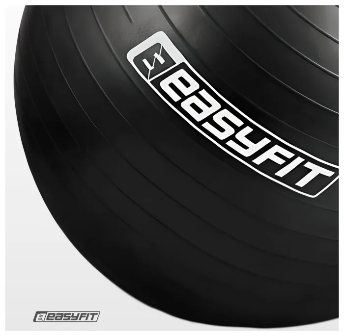 М'яч для фітнесу EasyFit BalanceBall 55 см чорний