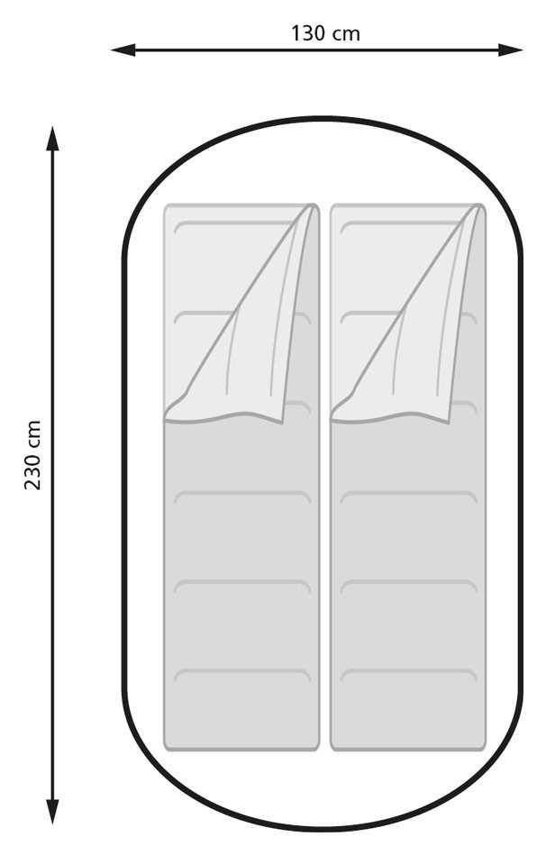 Палатка туристическая Eurotrail SOUTH FORK POP-UP Lime/black (ETTE0781)