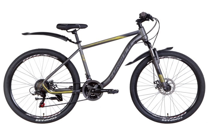 Велосипед 26" Formula KOZAK AM DD 2022 (мокрий асфальт (м)), укр, укр