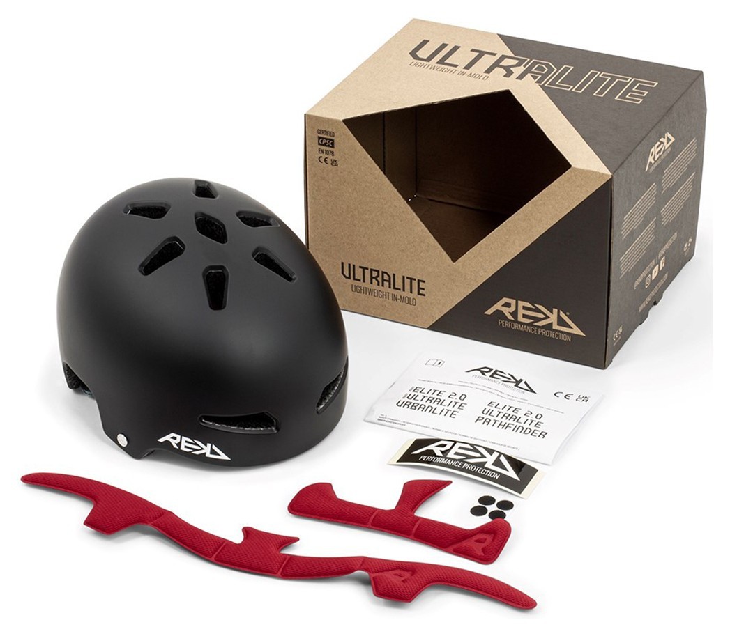 REKD шолом Ultralite In-Mold Helmet Jr black 49-52