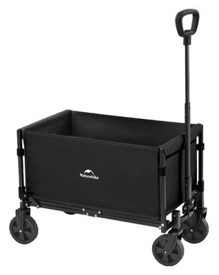 Складаний легкий кемпінговий візочок Naturehike CNK2350JJ012, 50 л, чорний