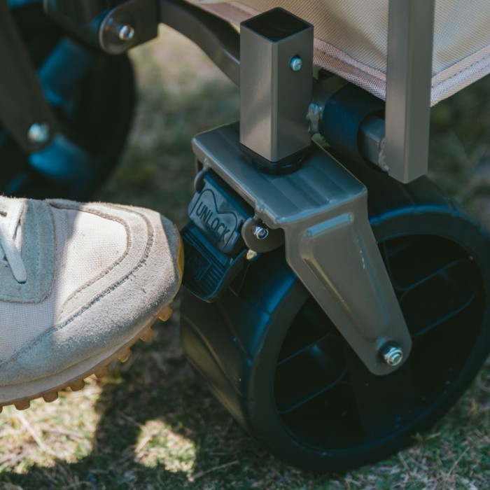 Складаний легкий кемпінговий візочок Naturehike CNK2350JJ012, 50 л, чорний, укр, укр