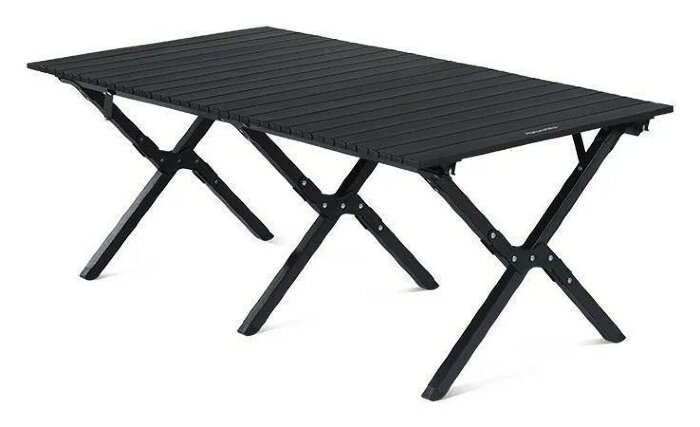Раскладной стол большой Naturehike CNK2300JU010, алюминий, черный
