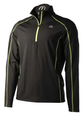 Кофты и толстовки для фитнеса MICO ( MA00704 ) HALF NECK ZIP SHIRT X-PERFORMANCE 2024