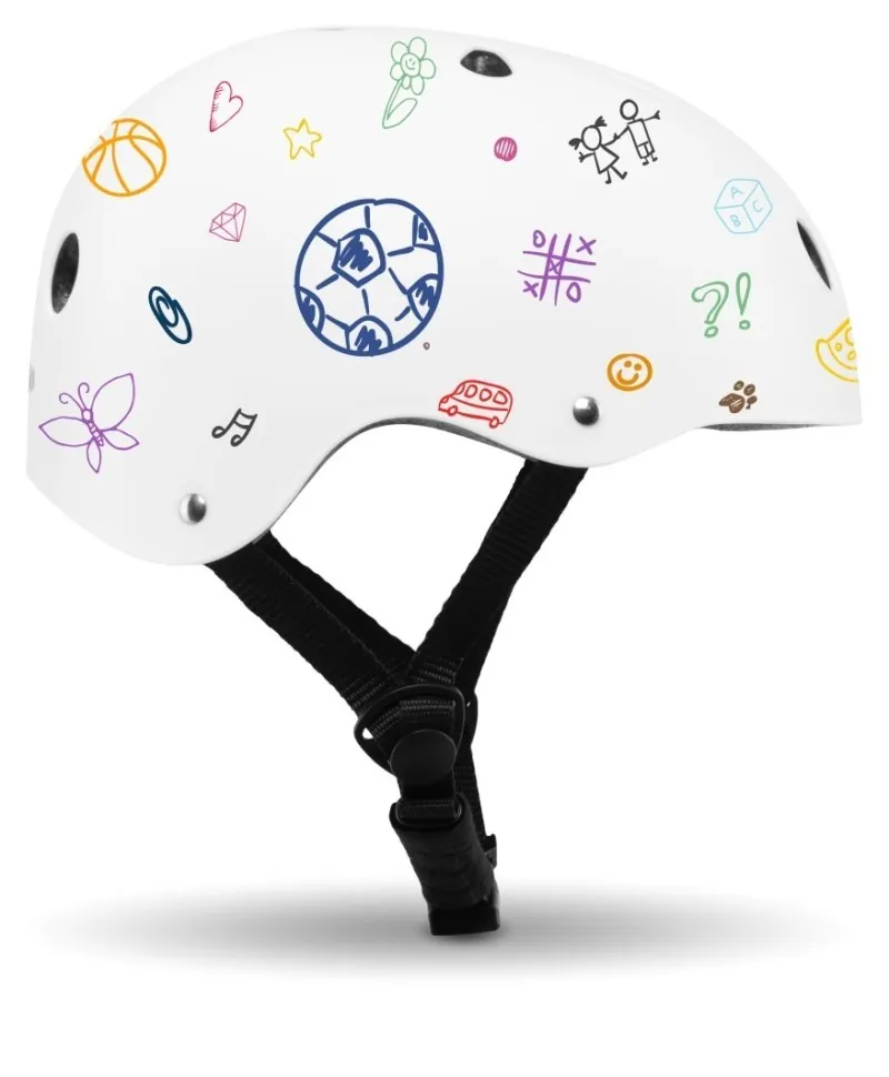 Велосипедний шолом Lionelo Helmet Pink Rose (Велосипедний шолом Lionelo Helmet White)