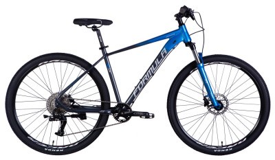 Велосипед AL 29" Formula ZEPHYR 1.0 HDD рама-19" сине-серый 2026
