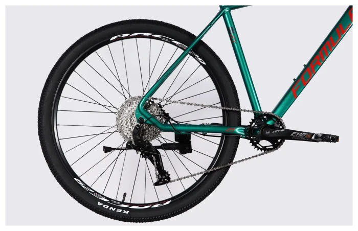 Велосипед уцінений AL 29" Formula ZEPHYR 1.0 HDD рама-21" темно-сріблястий з зеленим 2026, укр, укр